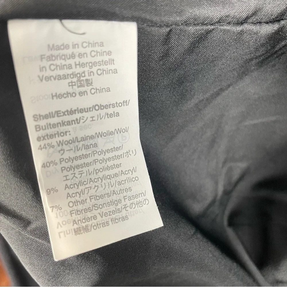 J. Crew Black Pea Coat - Picture 7 of 8